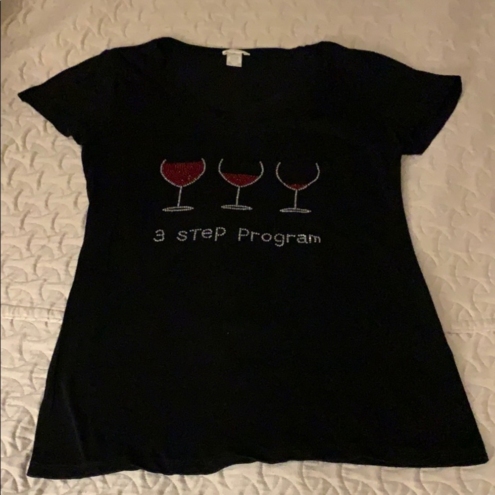 3 Step Program T-Shirt🍷🍷🍷